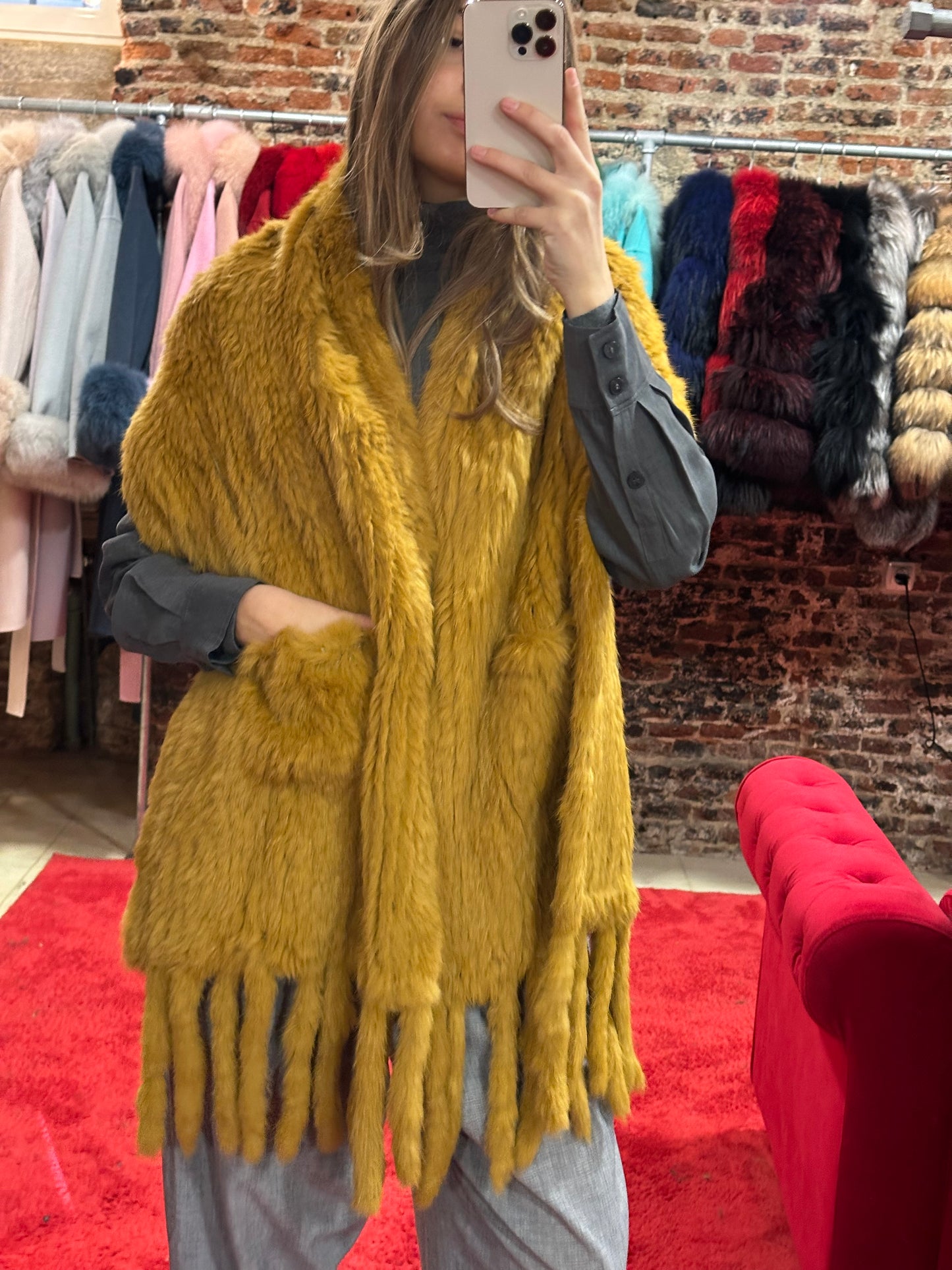 Estola conejo (mostaza)