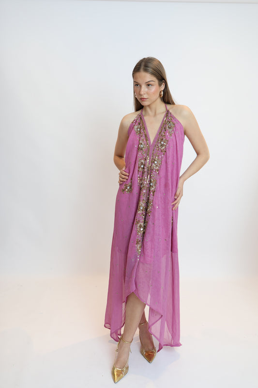 Vestido joya rosa 278