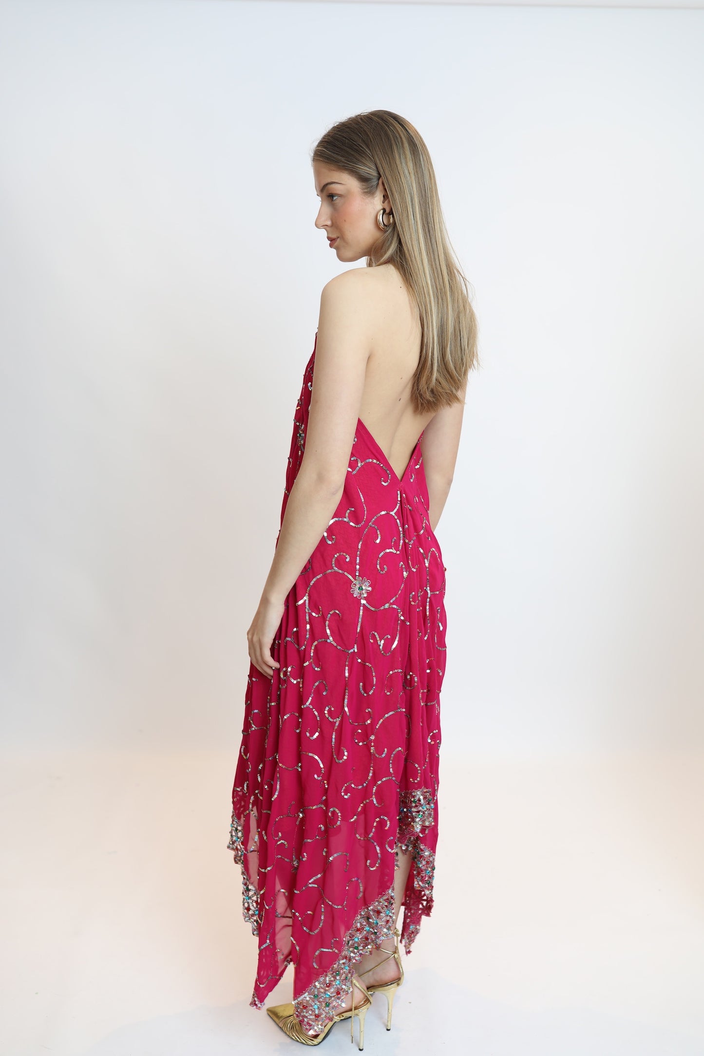 Vestido joya rosa 274
