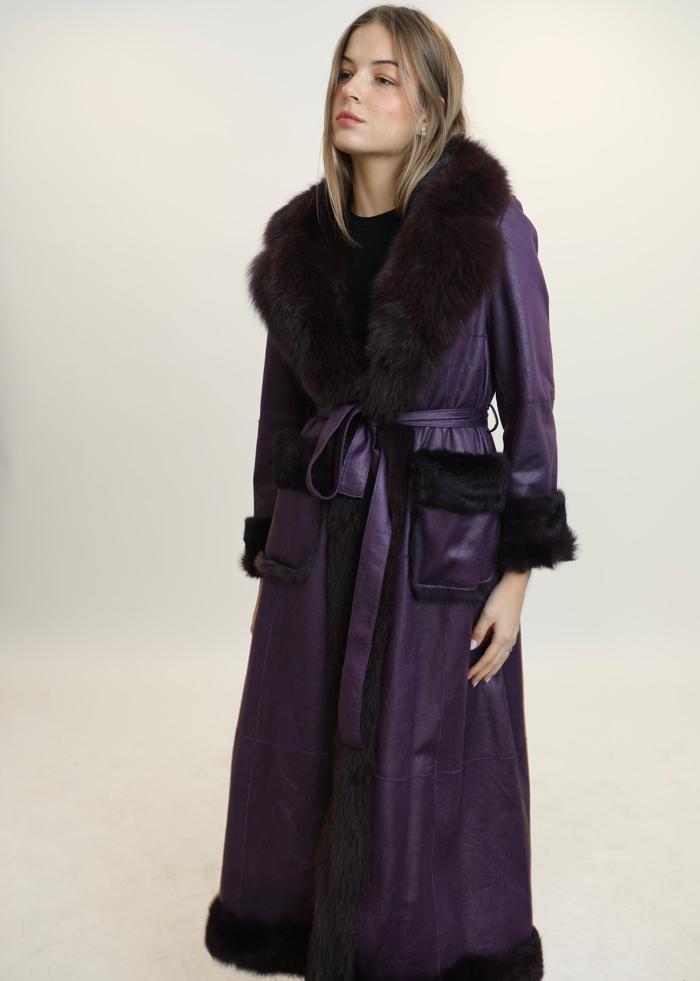 Abrigo BUDAPEST (morado)