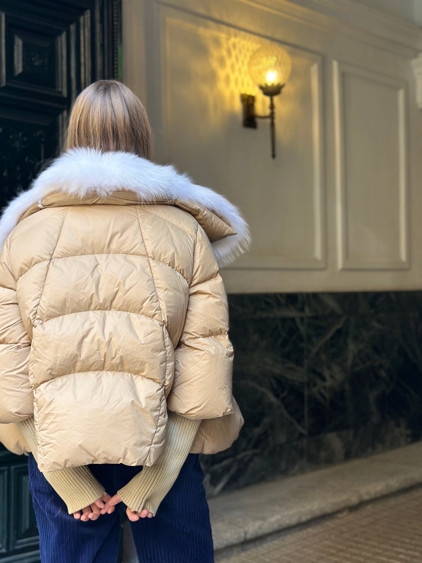 Brooklyn cream coat