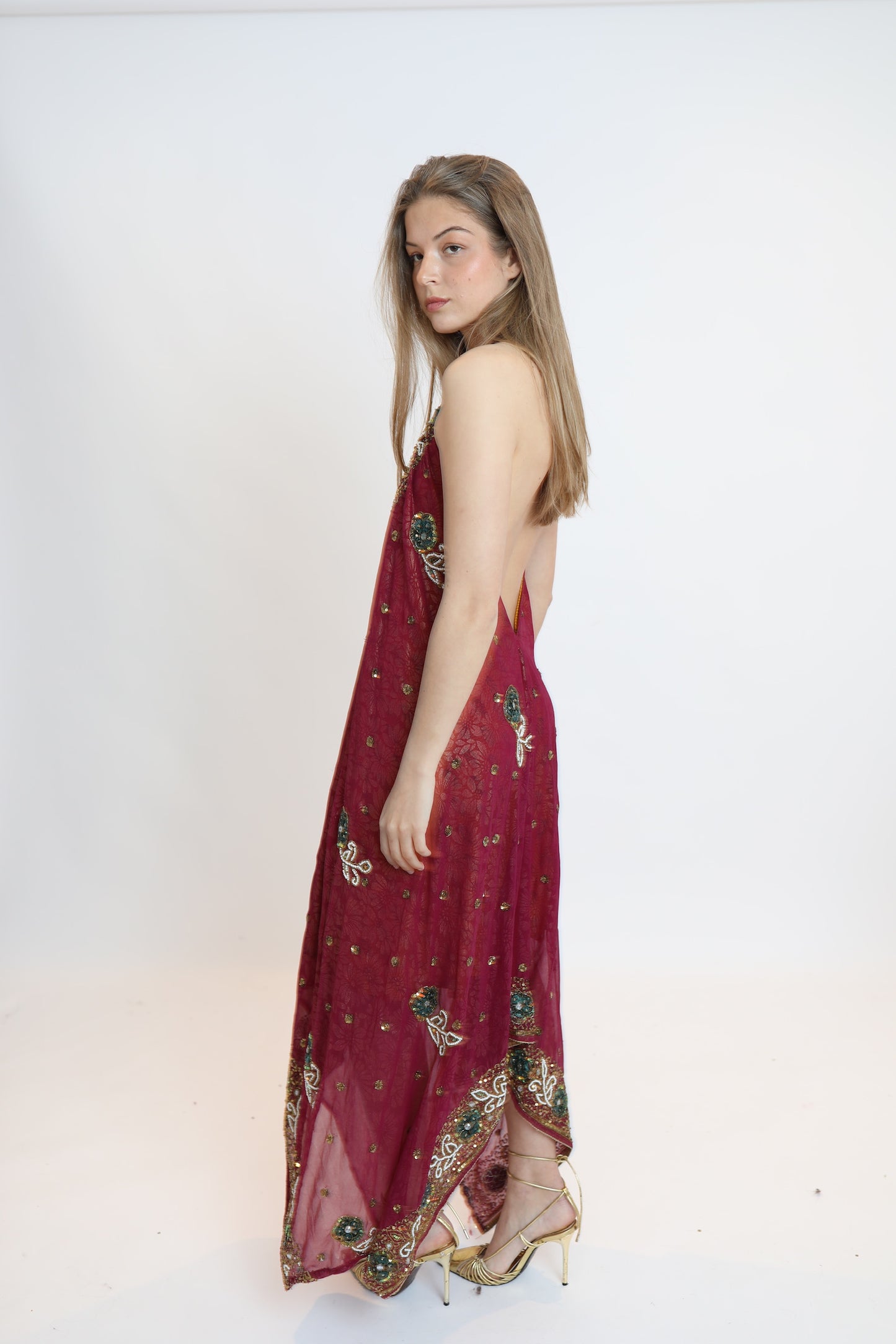 Vestido joya rojo 179