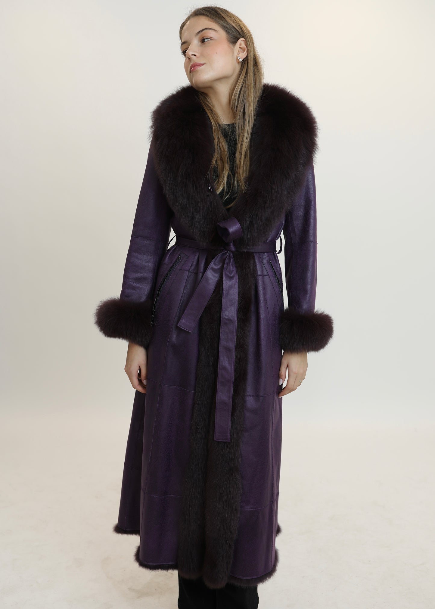 Abrigo Elegance (morado)