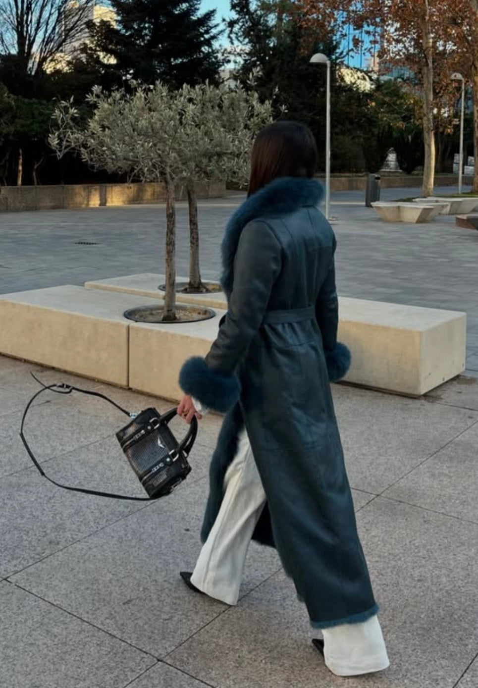 ELEGANCE blue coat