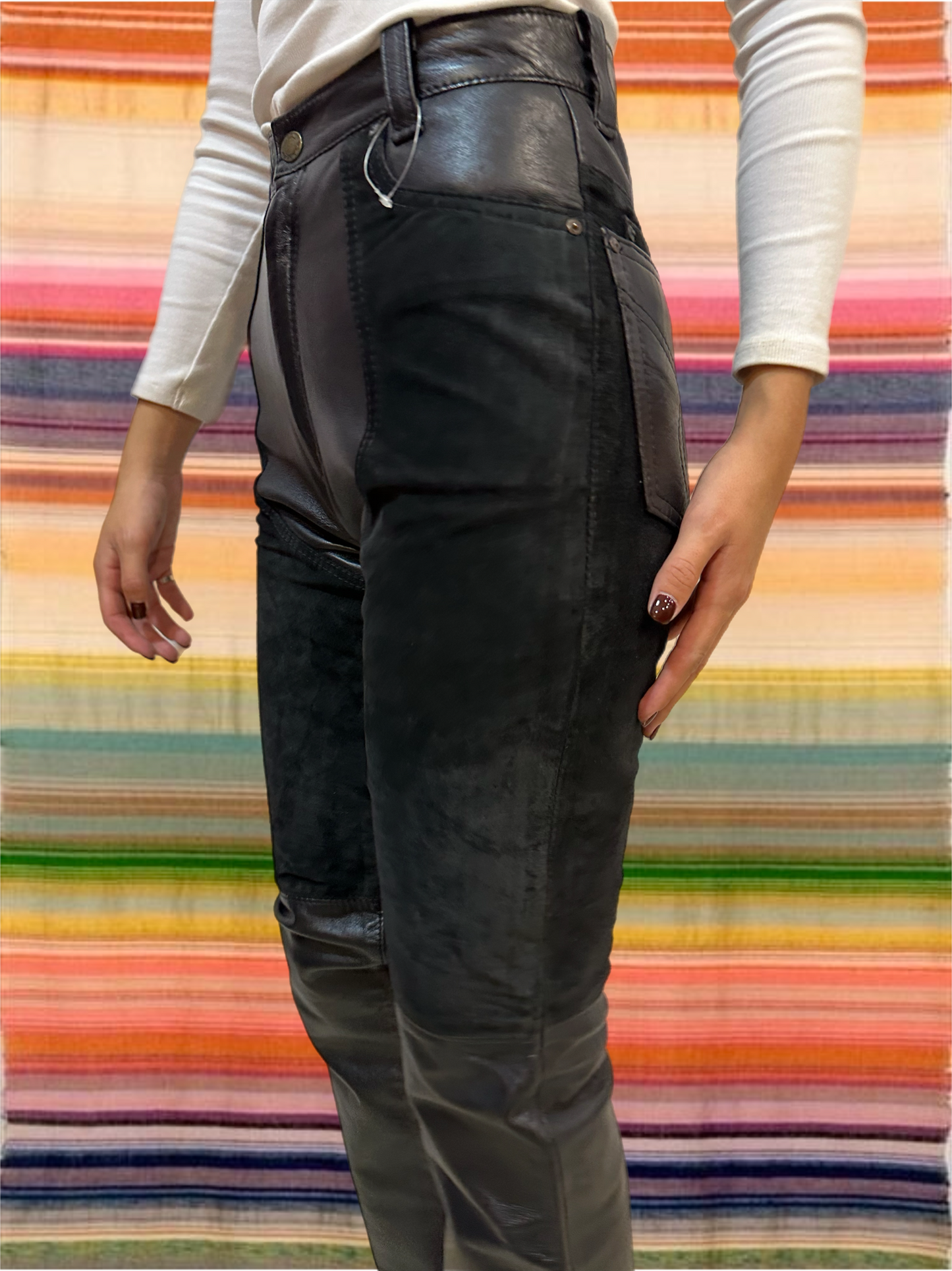 Pantalones Leather 009