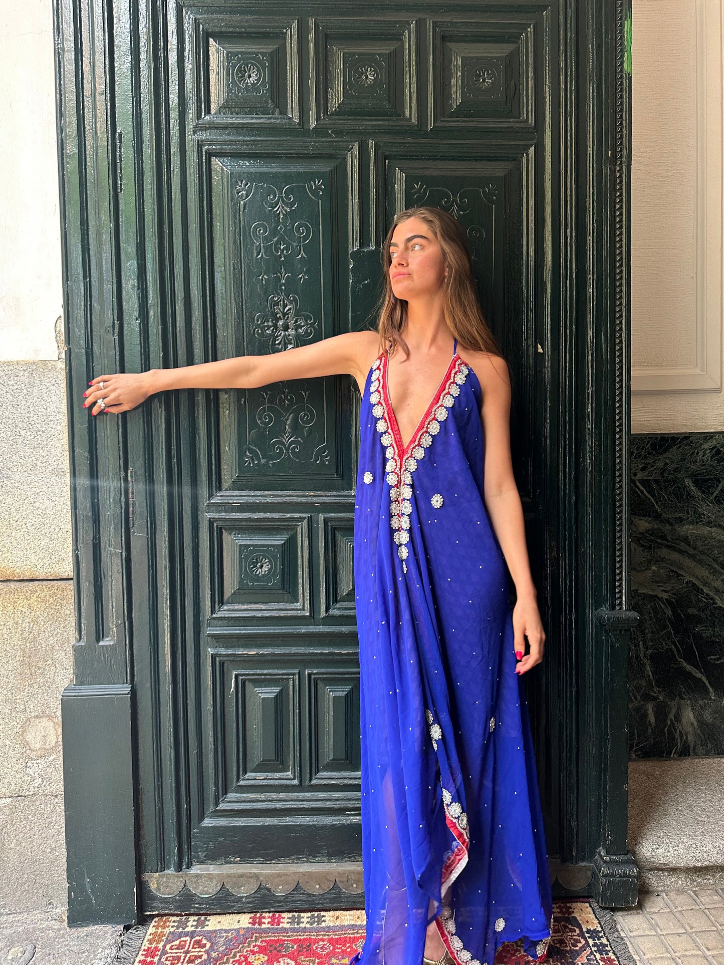 Vestido joya azul