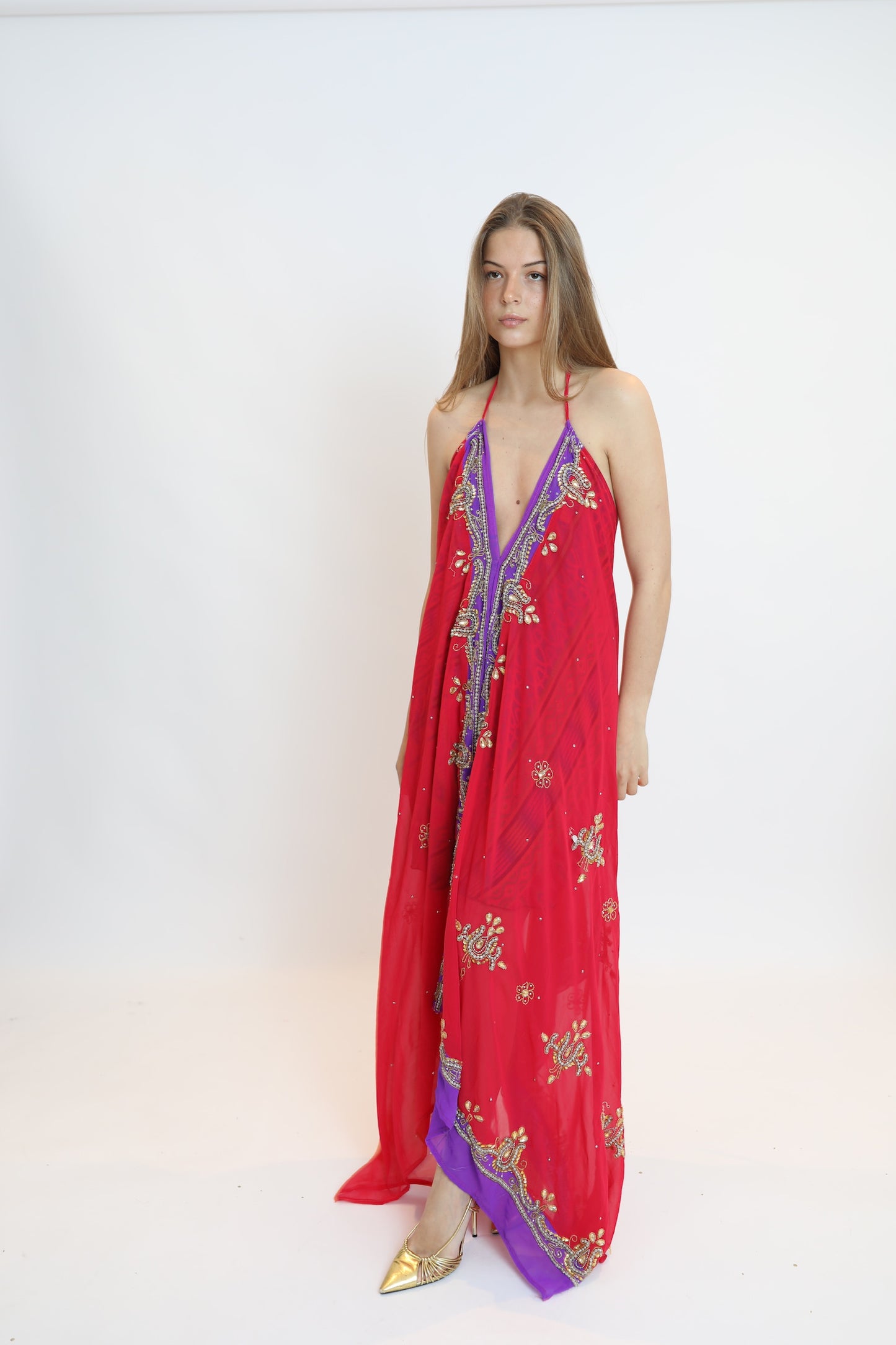 Vestido joya rojo 204