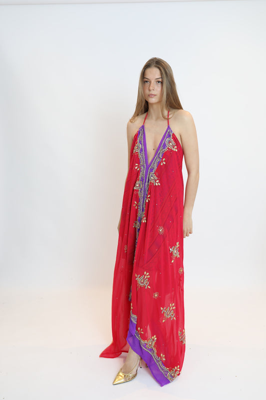 Vestido joya rojo 204