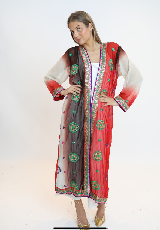 Caftán multicolor 15