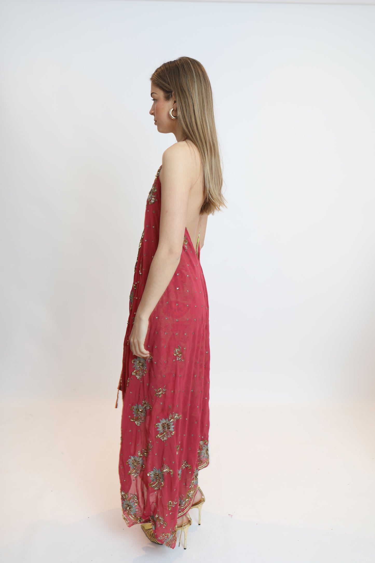 Vestido joya rosa 284