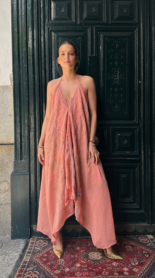 Vestido joya rosa