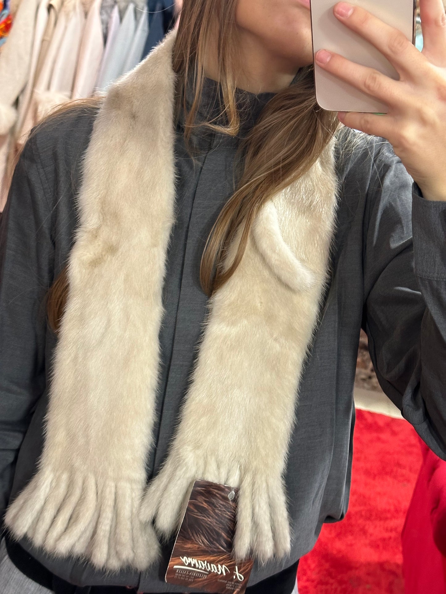 Cello de visón (blanco)