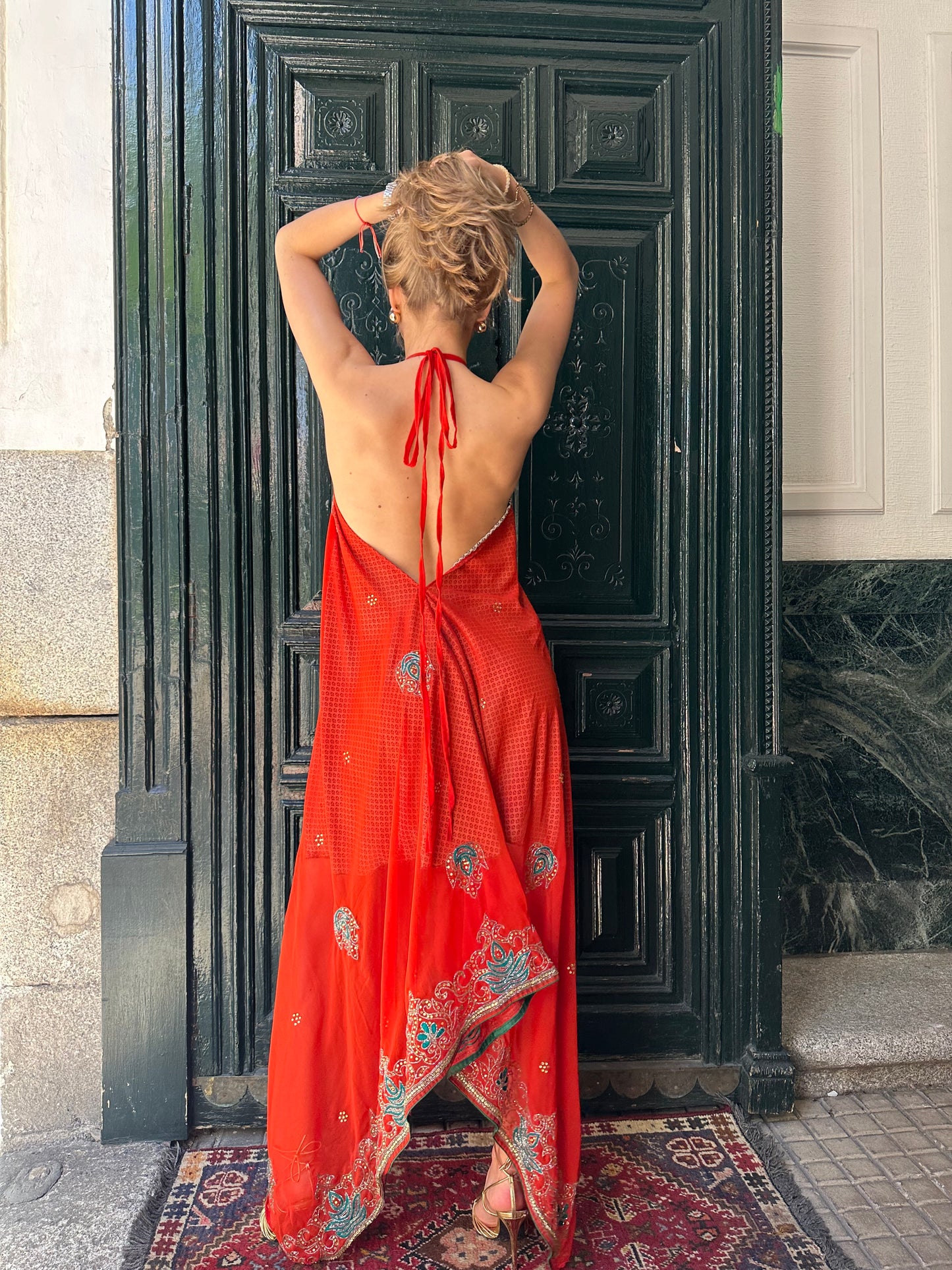 Vestido joya rojo