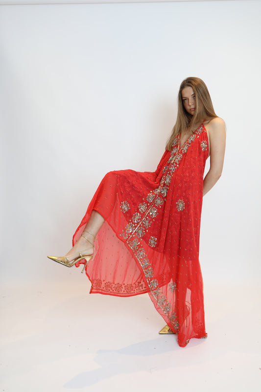 Vestido joya rojo 206