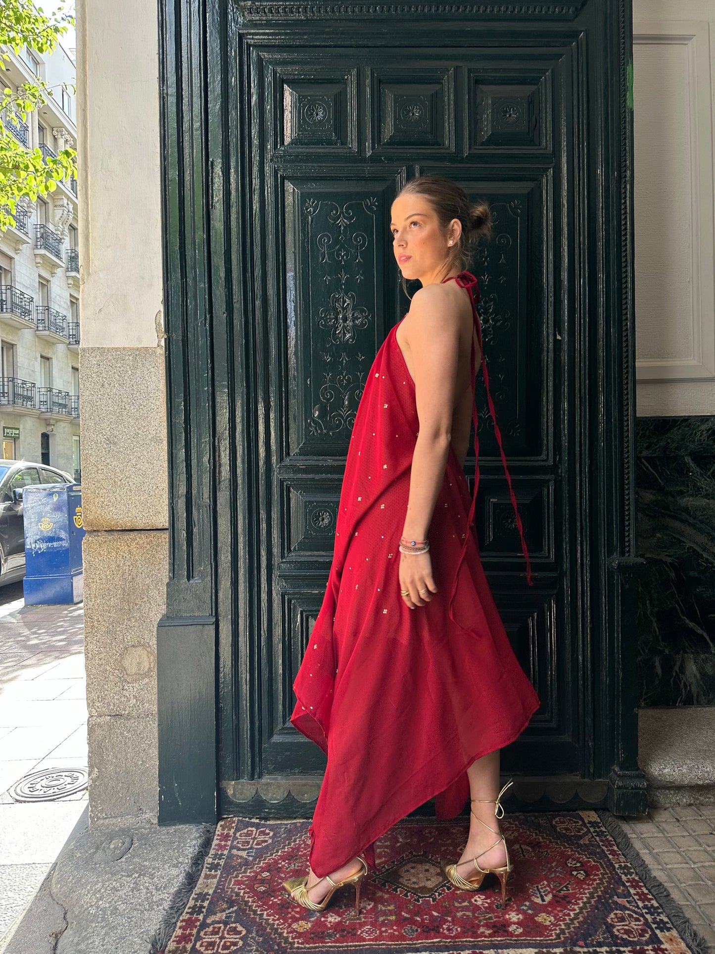 Vestido joya rojo