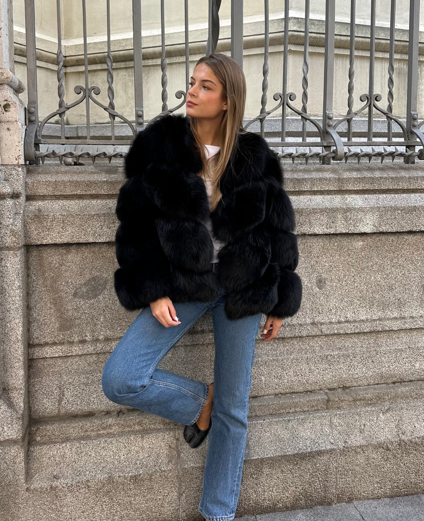 Abrigo Trocadèro DIAGONAL BLACK