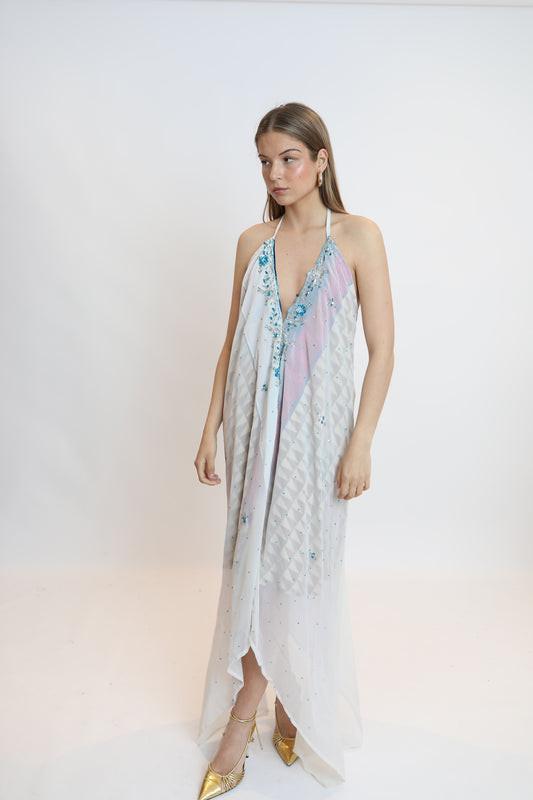 Vestido joya blanco 253