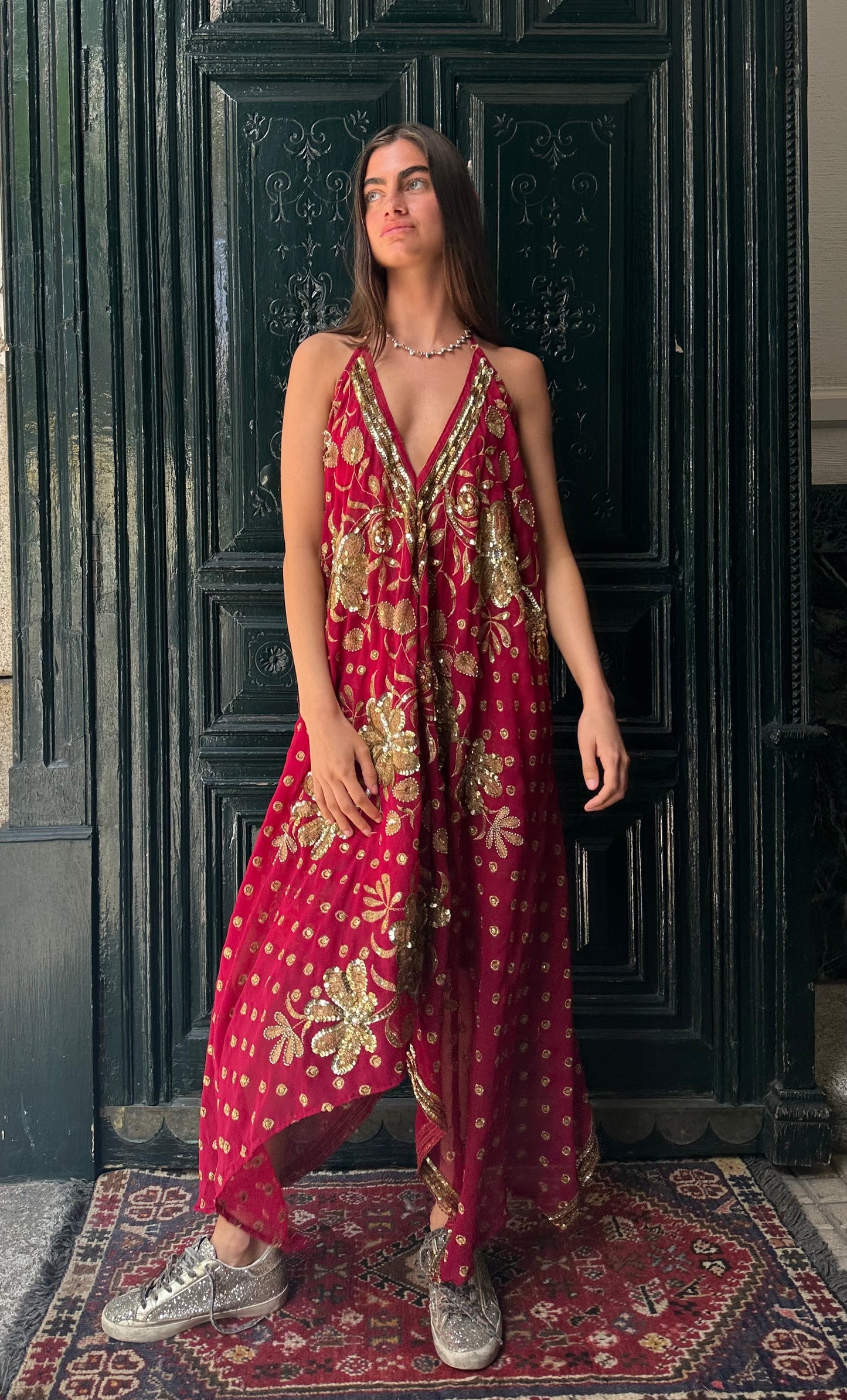 Vestido joya rojo