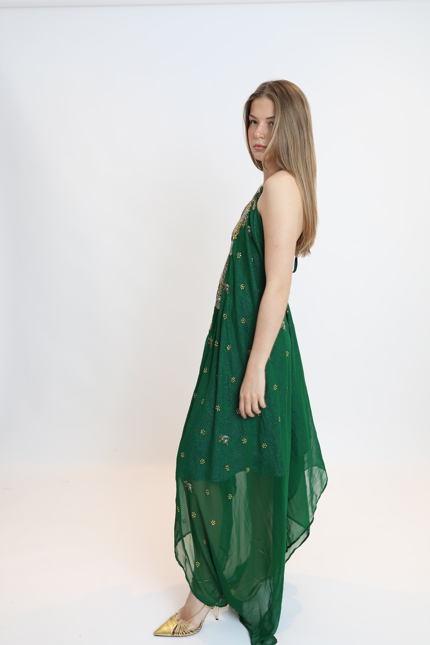 Vestido joya verde 220