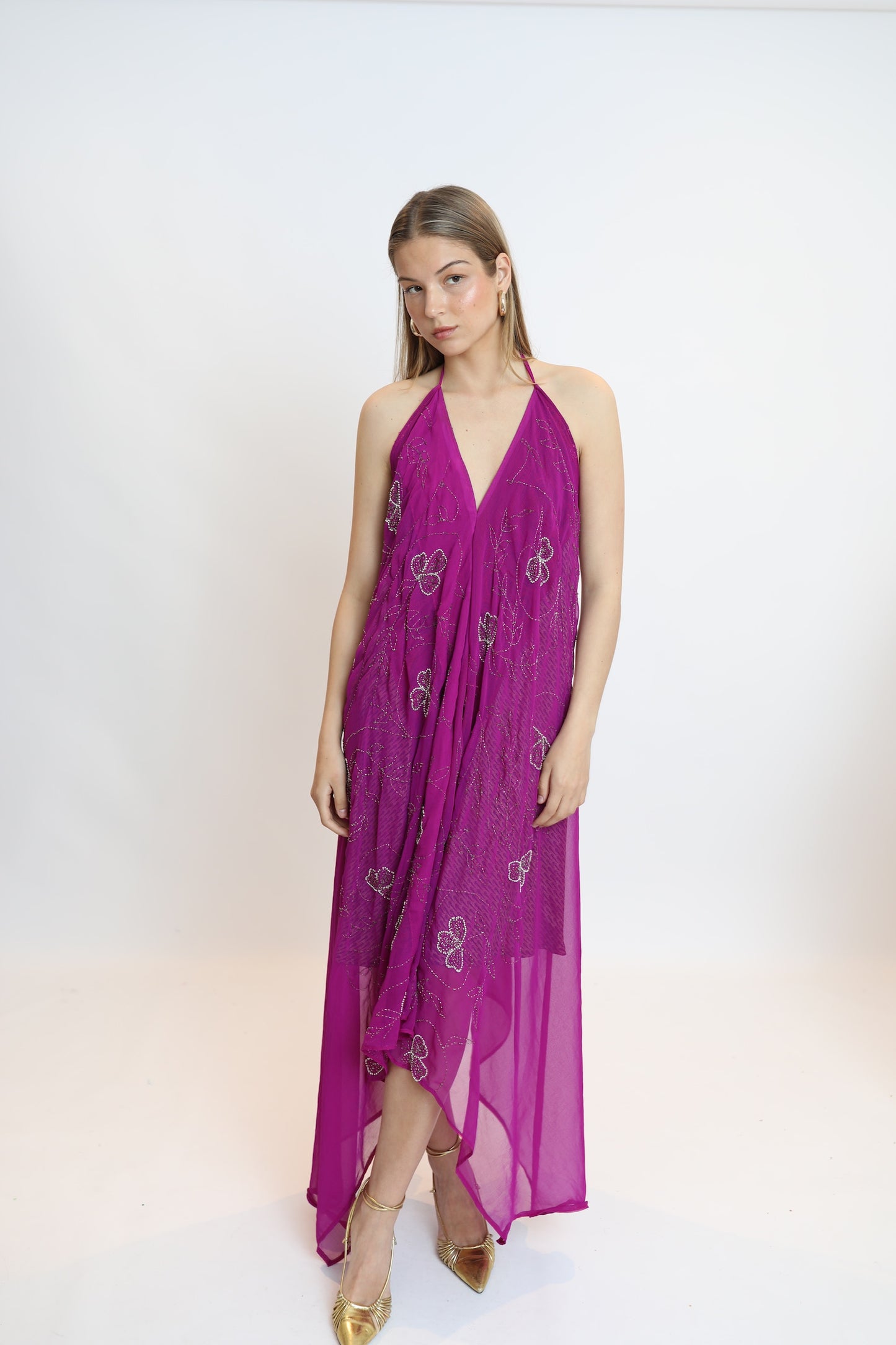 Vestido joya morado 288