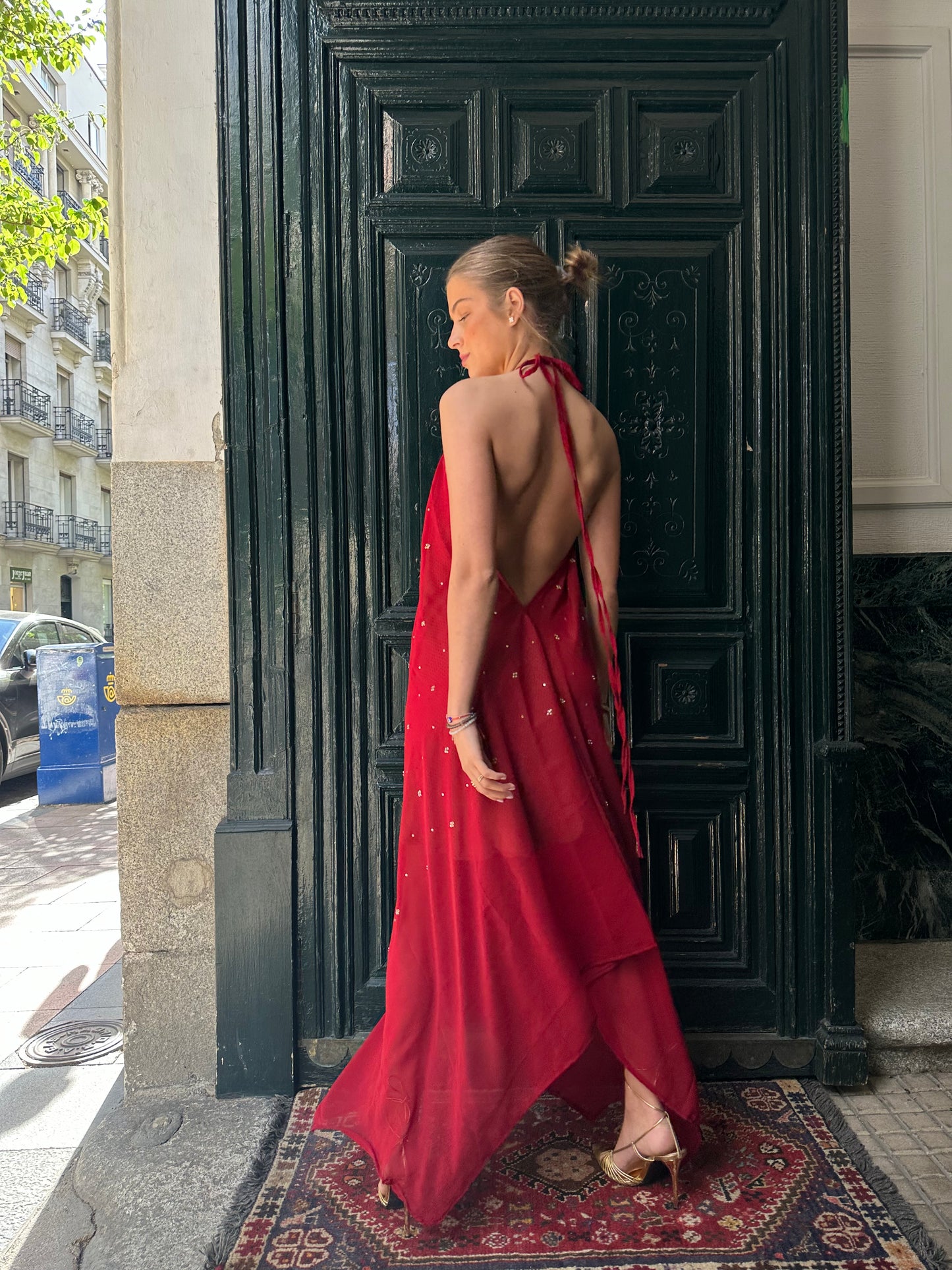 Vestido joya rojo