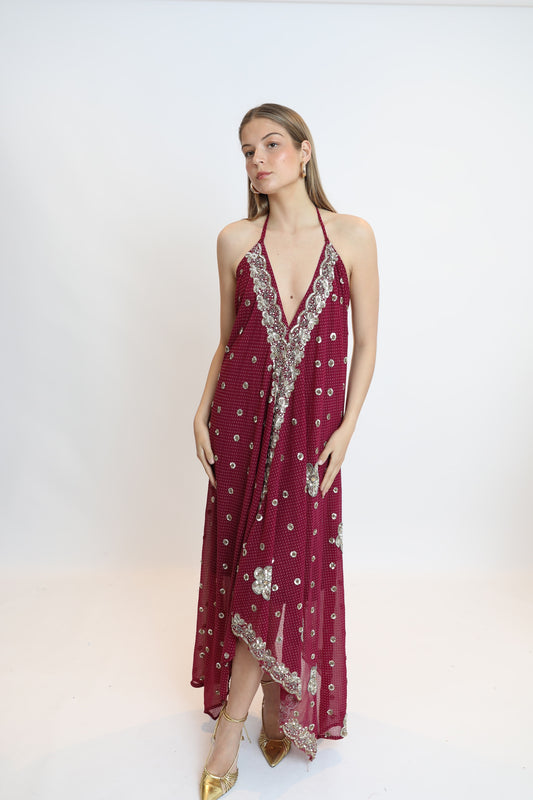 Vestido joya rojo 282