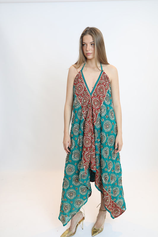 Vestido joya azul 235