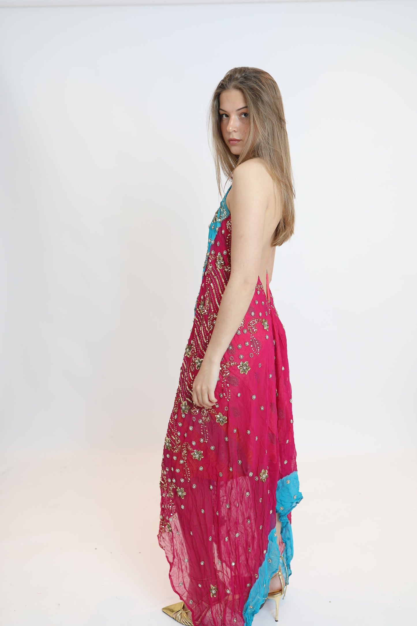 Vestido joya multicolor 187