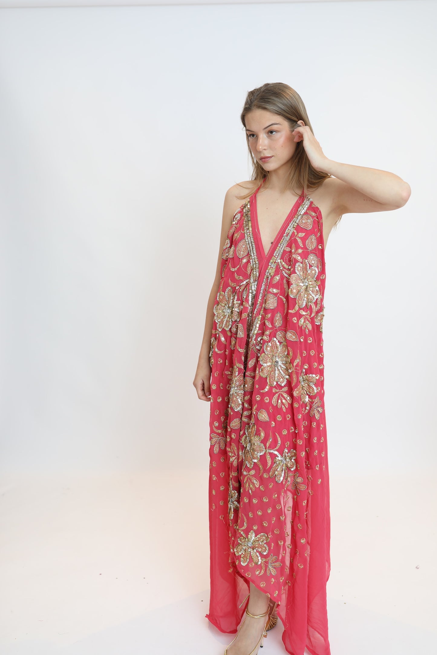 Vestido joya rosa 194