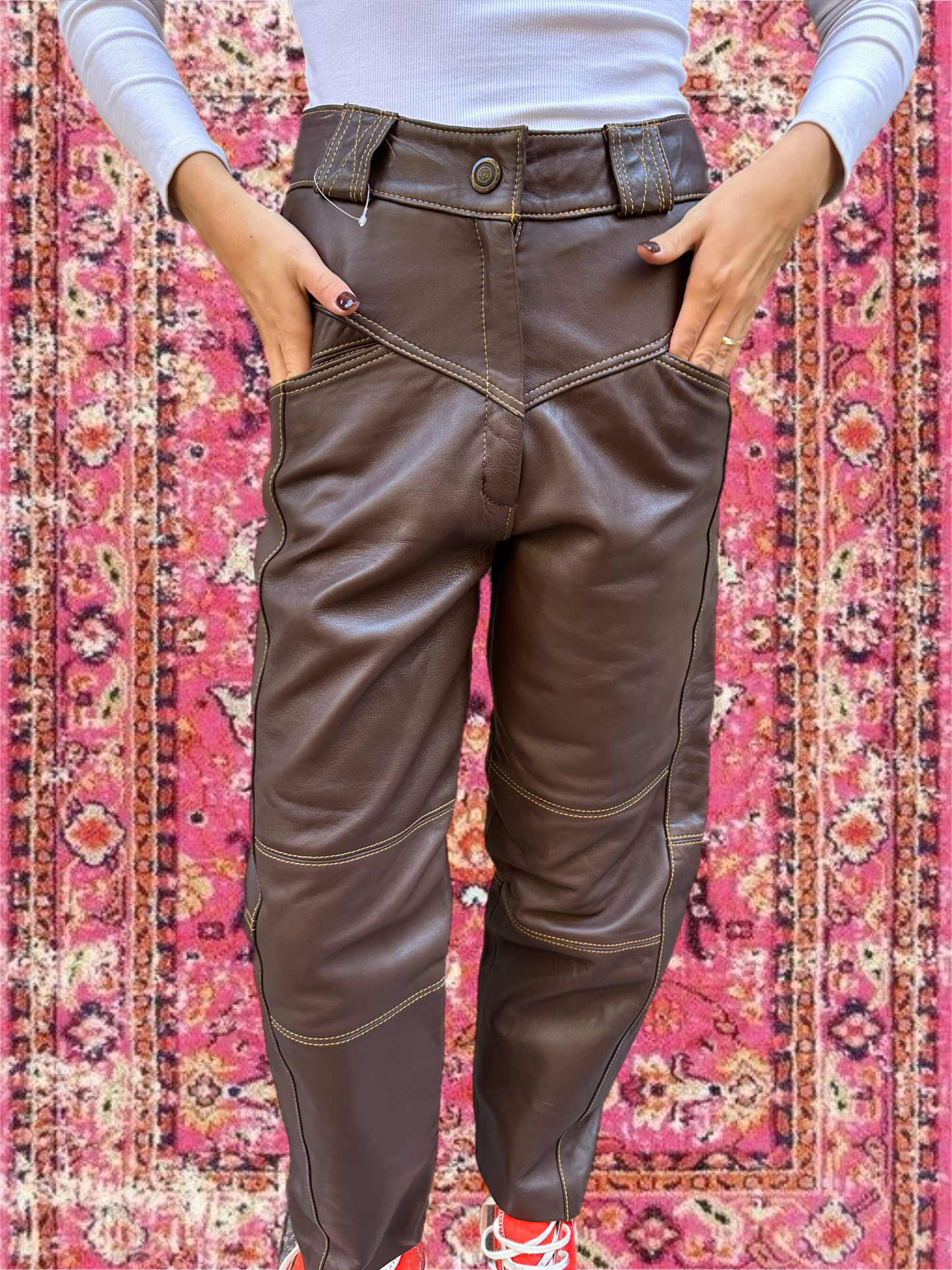 Pantalones Leather 014