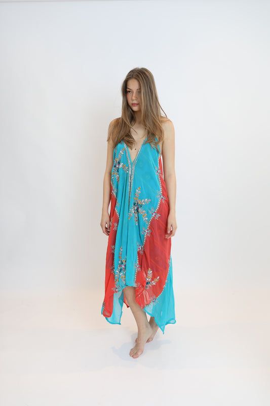 Vestido joya multicolor 053