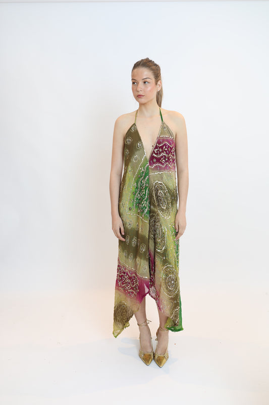 Vestido joya multicolor 080