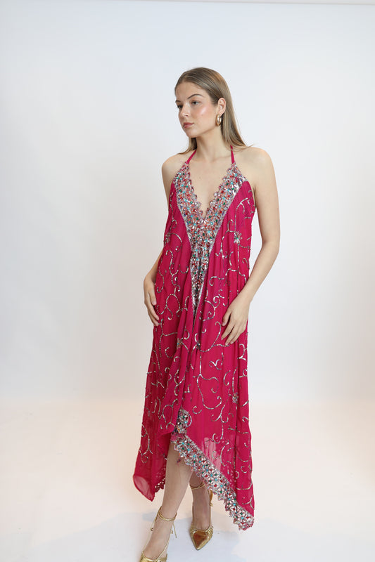 Vestido joya rosa 274