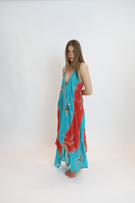 Vestido joya multicolor 033
