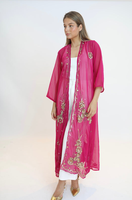 Caftán fucsia 606