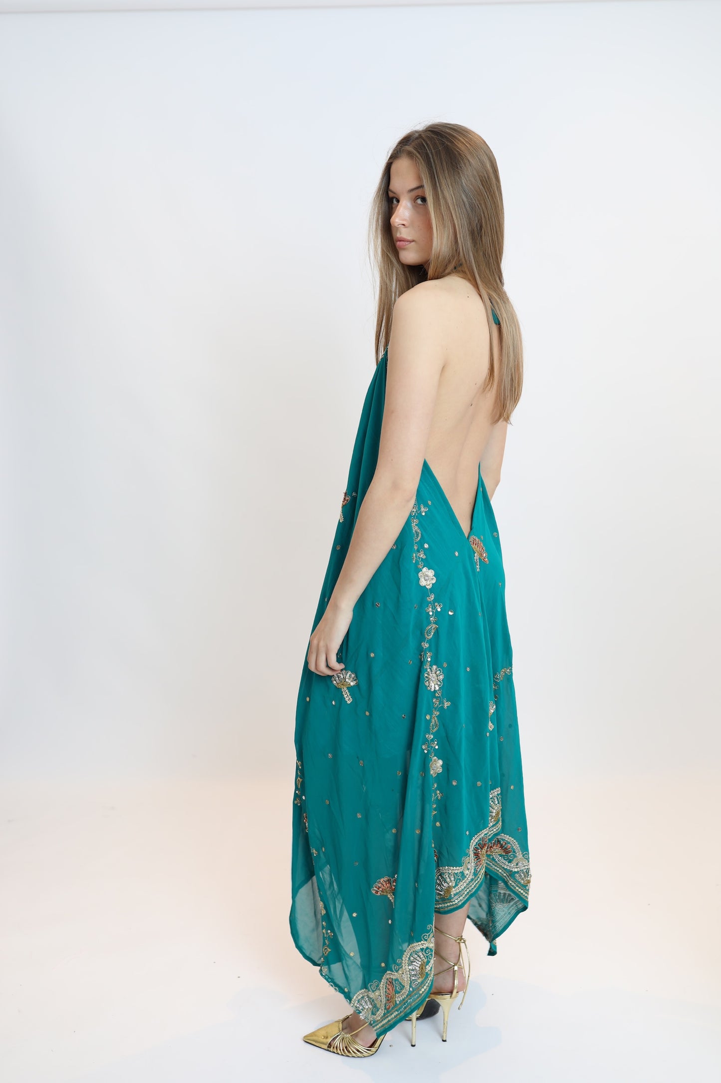 Vestido joya azul 237