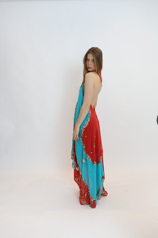 Vestido joya multicolor 031