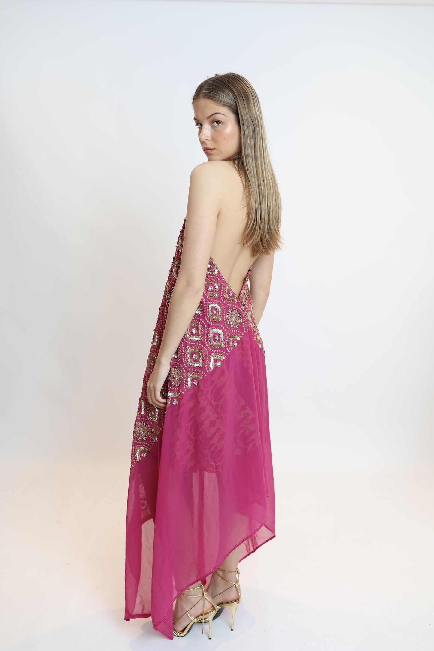 Vestido joya rosa 251