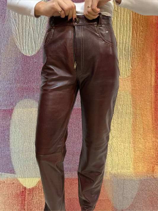 Pantalones Leather 001