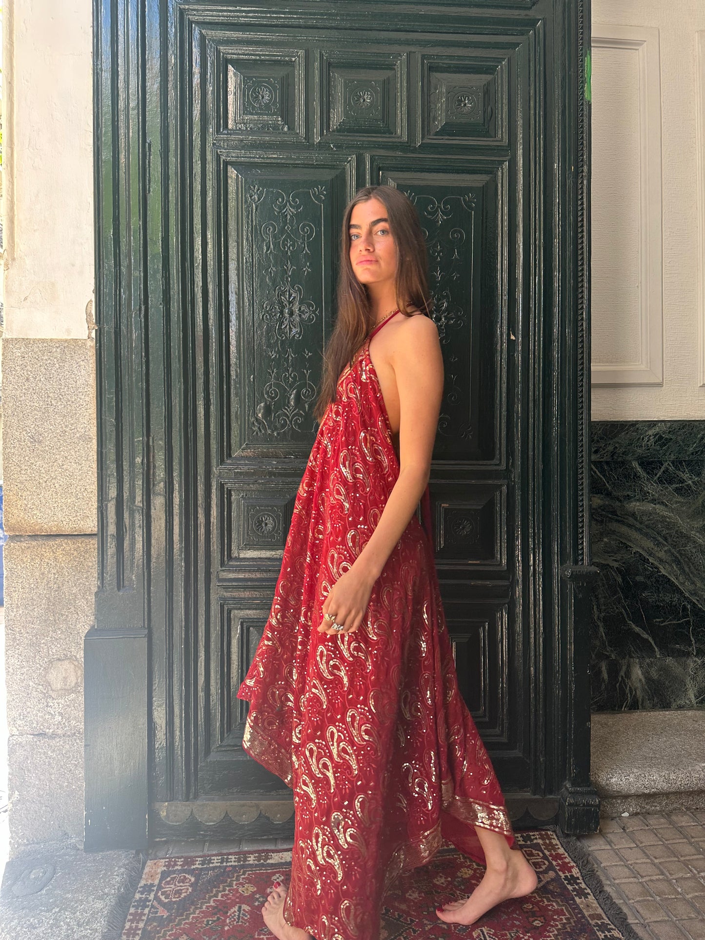 Vestido joya rojo