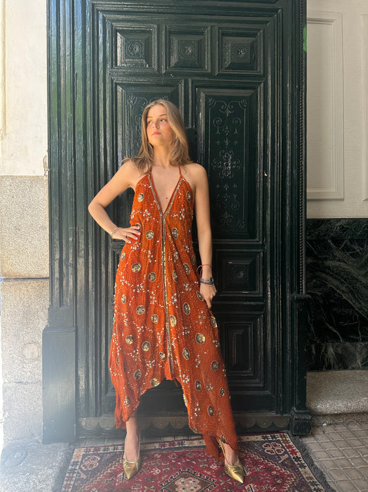 Orange Jewel Dress