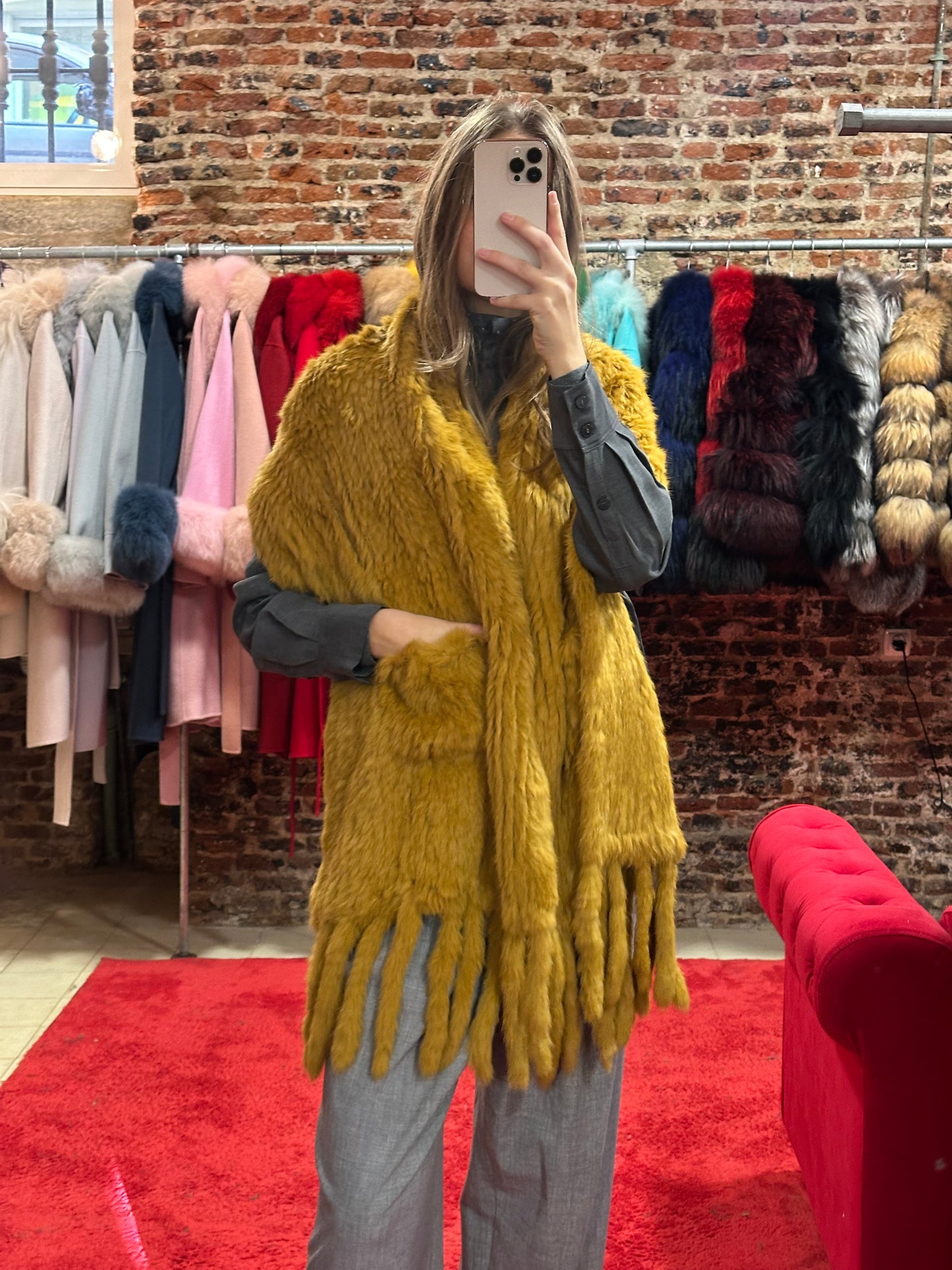 Estola conejo (mostaza)