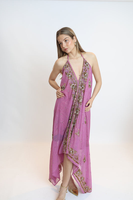 Vestido joya rosa 285