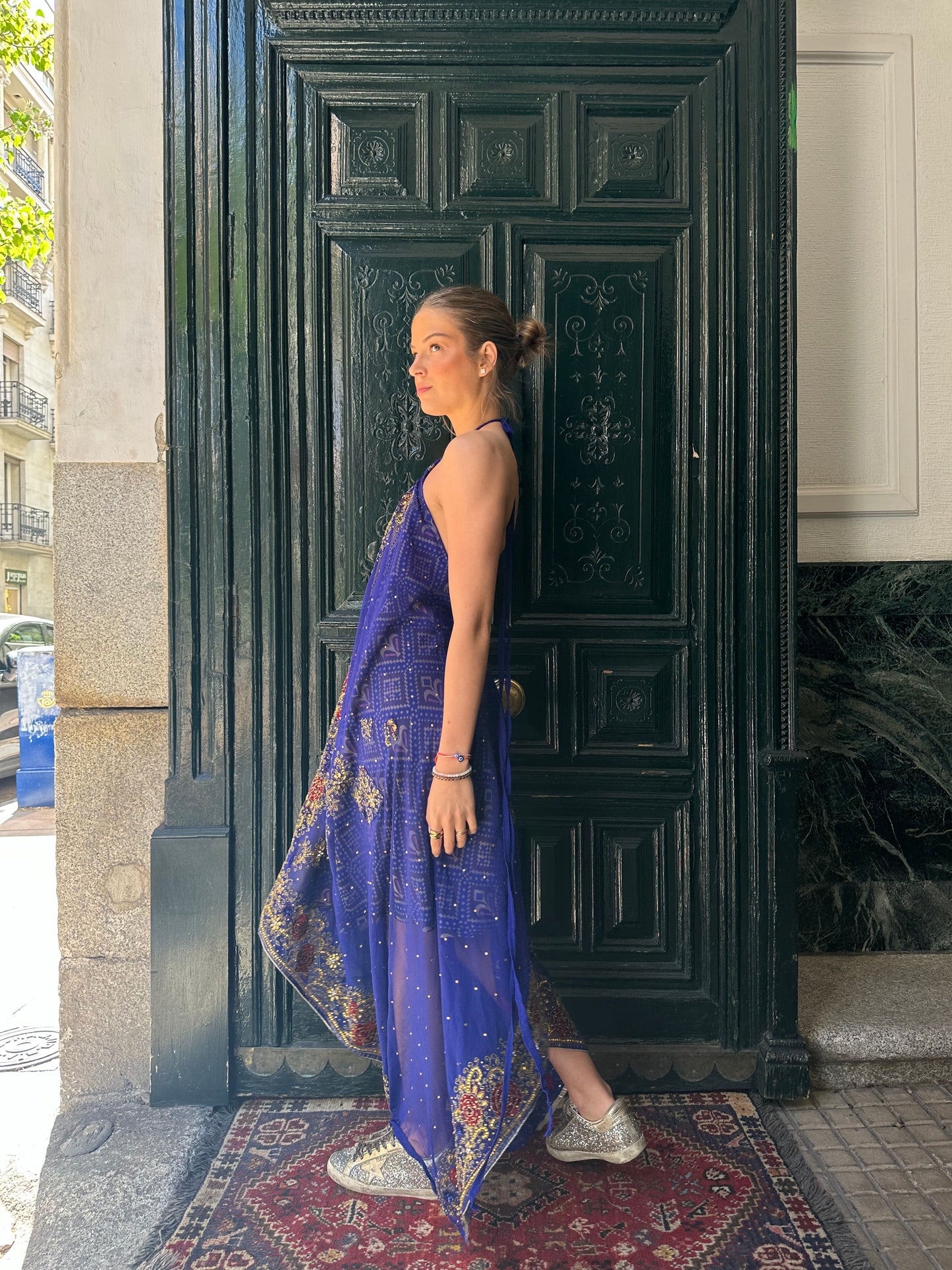 Vestido joya azul