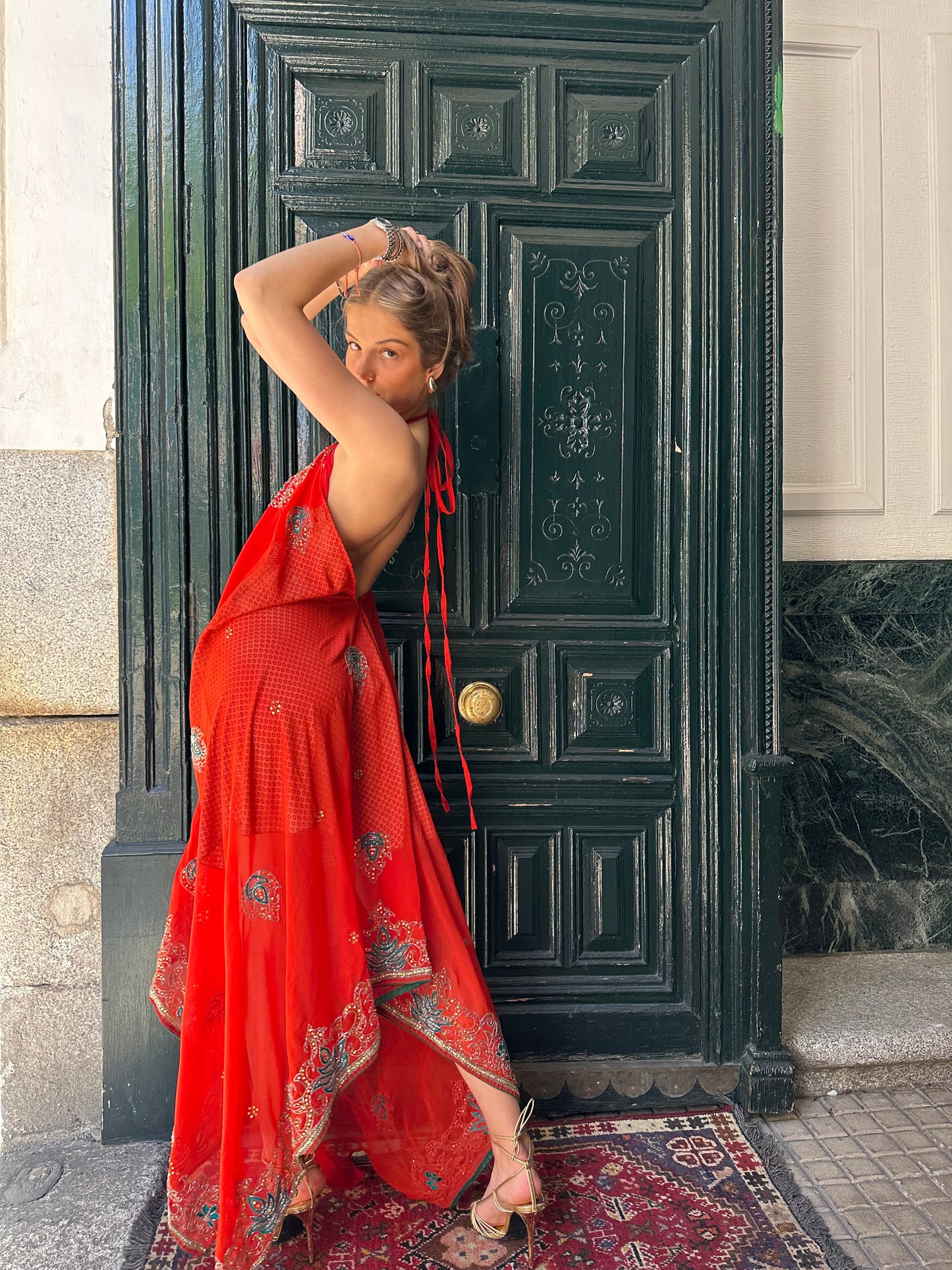 Vestido joya rojo