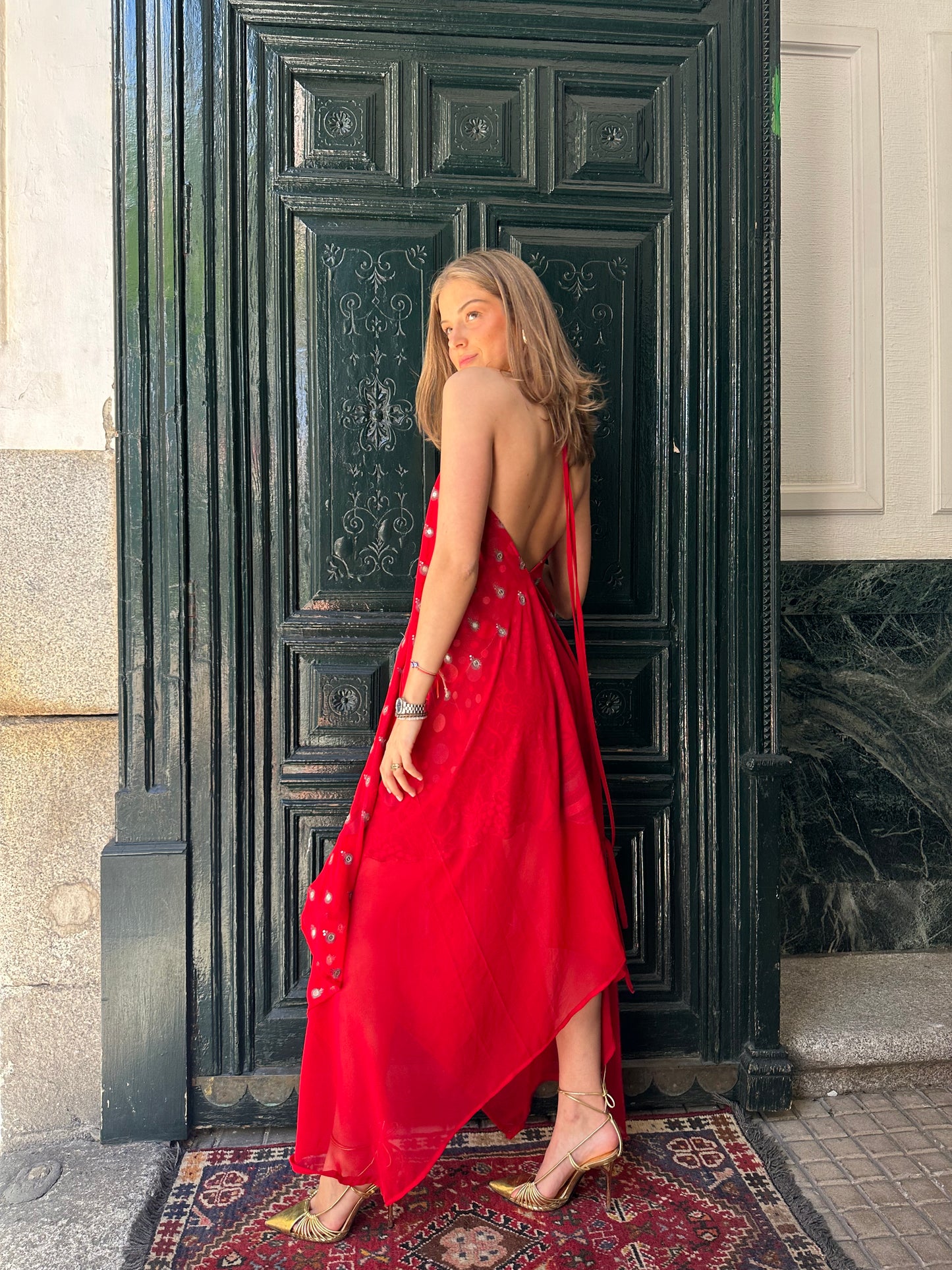 Vestido joya rojo