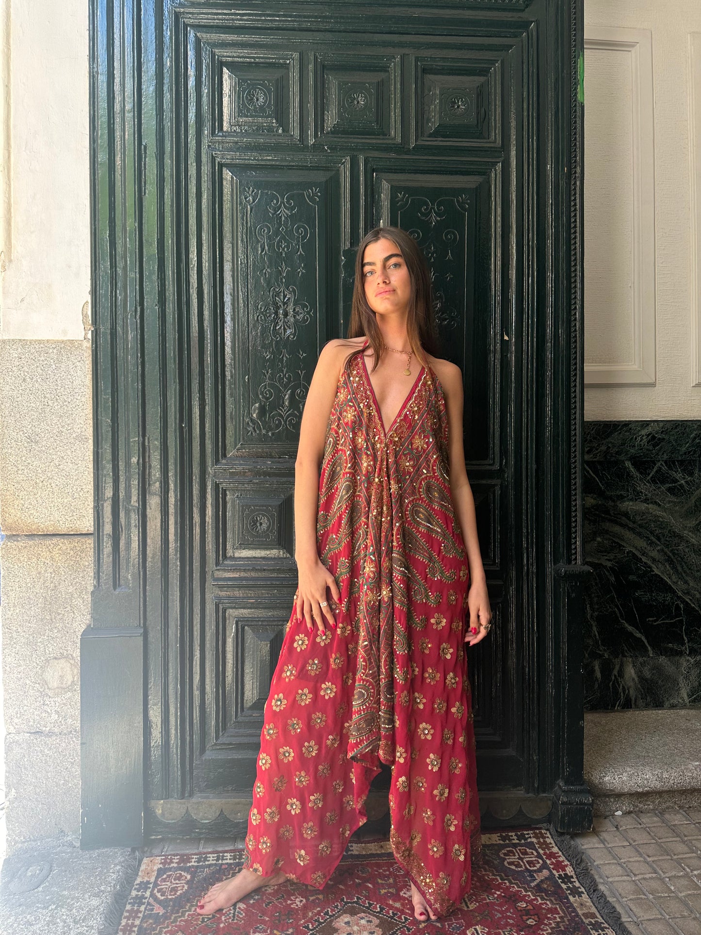 Vestido joya rojo