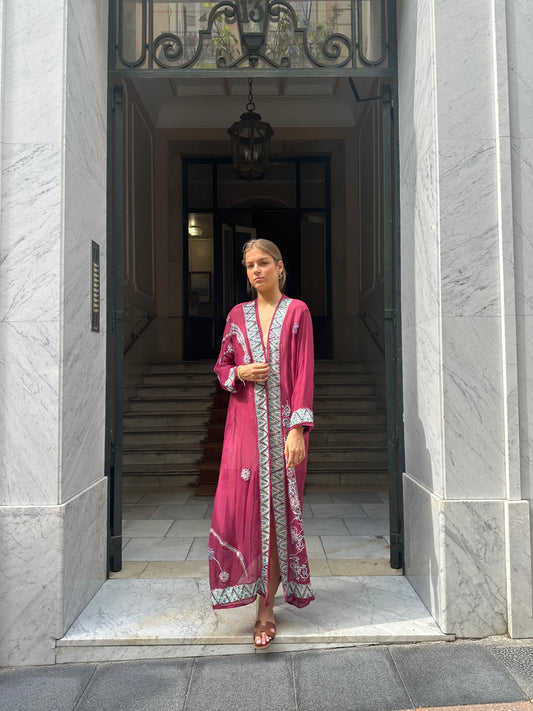 Pink Jewel Caftan