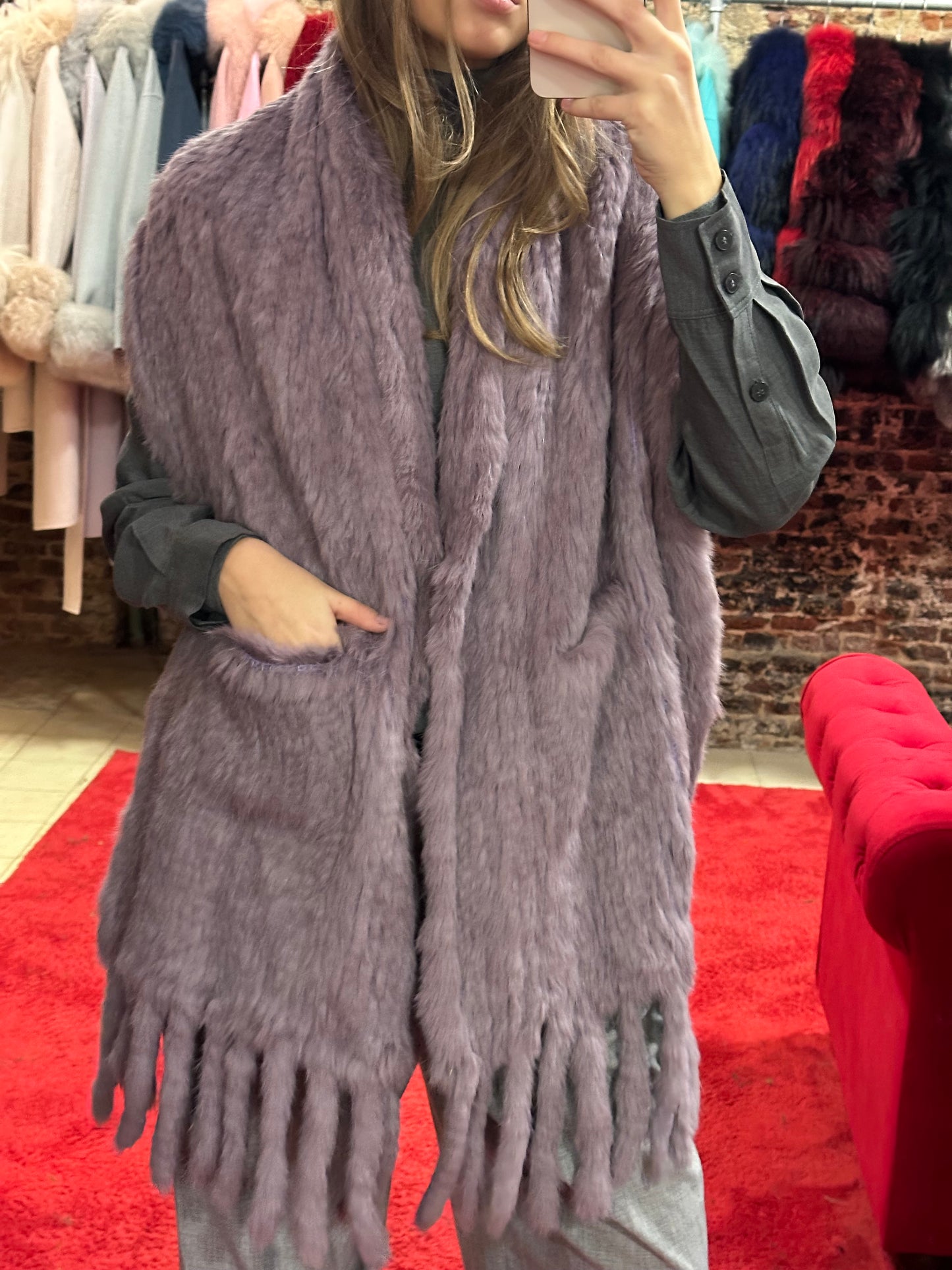 Estola conejo (malva)