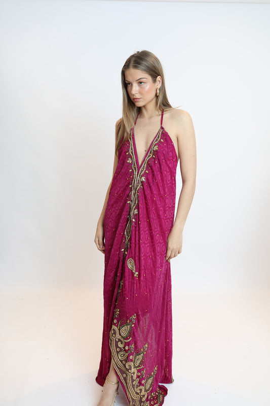 Vestido joya rosa 286